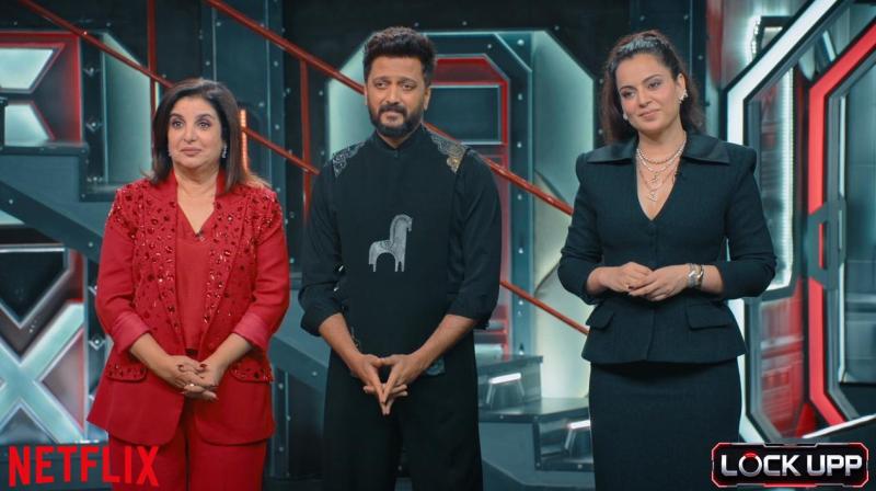'लॉक अप 2' में फराह-रितेश की एंट्री पर कंगना रनौत का रिएक्शन, 'दोनों सख्त जेलर' 'लॉक अप 2' में फराह-रितेश की एंट्री पर कंगना रनौत का रिएक्शन, 'दोनों सख्त जेलर'