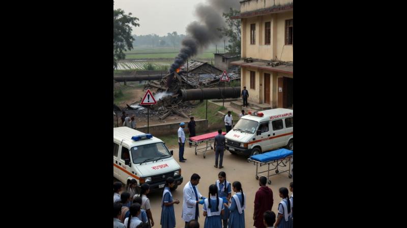 बिहार: मुजफ्फरपुर में गैस पाइपलाइन लीक होने से 7 स्कूली छात्राएं बेहोश बिहार: मुजफ्फरपुर में गैस पाइपलाइन लीक होने से 7 स्कूली छात्राएं बेहोश