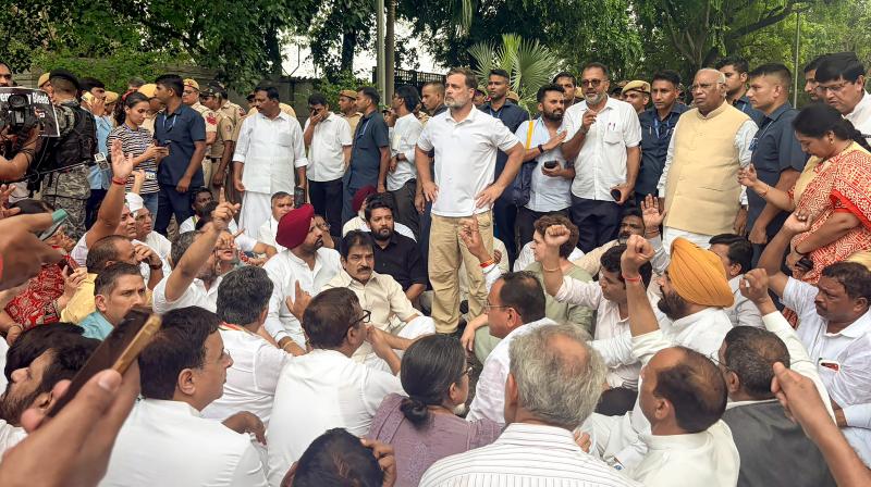 पीएम आवास के बाहर राहुल गांधी के धरने पर सीजेआई को वकीलों का पत्र, सुप्रीम कोर्ट से स्वतः संज्ञान लेने की मांग पीएम आवास के बाहर राहुल गांधी के धरने पर सीजेआई को वकीलों का पत्र, सुप्रीम कोर्ट से स्वतः संज्ञान लेने की मांग