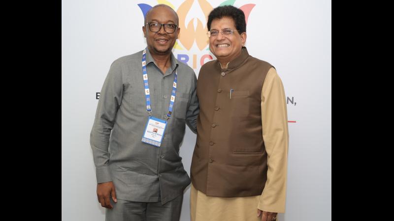 भारत और दक्षिण अफ्रीका महत्वपूर्ण खनिजों, फार्मास्यूटिकल्स और विनिर्माण क्षेत्र में सहयोग का विस्तार करेंगे: पीयूष गोयल भारत और दक्षिण अफ्रीका महत्वपूर्ण खनिजों, फार्मास्यूटिकल्स और विनिर्माण क्षेत्र में सहयोग का विस्तार करेंगे: पीयूष गोयल