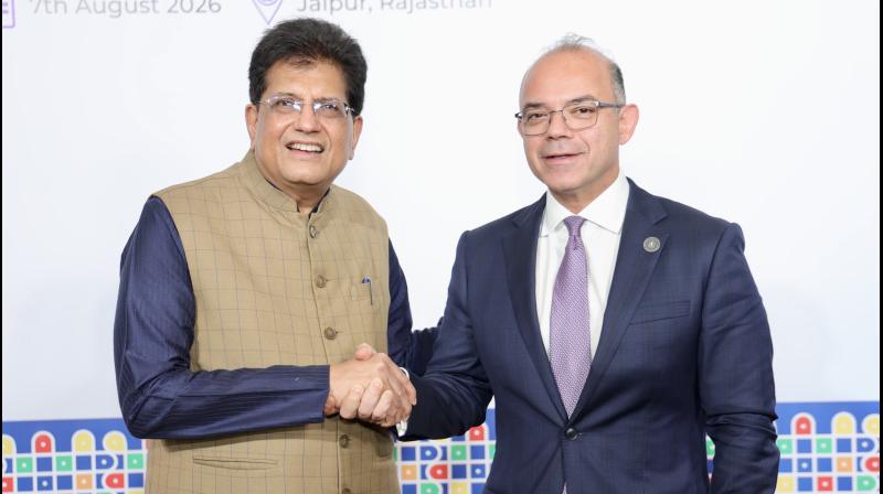 भारत और मिस्र ने डिजिटल सेवाओं में निवेश और व्यापार को बढ़ावा देने पर चर्चा की: पीयूष गोयल भारत और मिस्र ने डिजिटल सेवाओं में निवेश और व्यापार को बढ़ावा देने पर चर्चा की: पीयूष गोयल