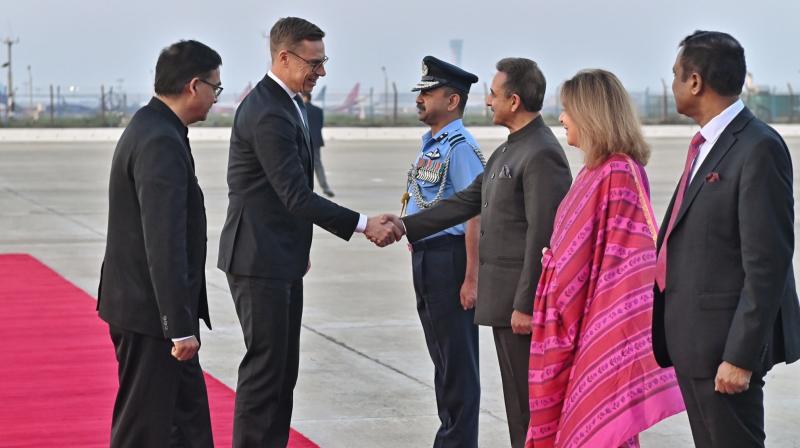 फिनलैंड के राष्ट्रपति अलेक्जेंडर स्टब तीन दिन की राजकीय यात्रा पर भारत पहुंचे फिनलैंड के राष्ट्रपति अलेक्जेंडर स्टब तीन दिन की राजकीय यात्रा पर भारत पहुंचे