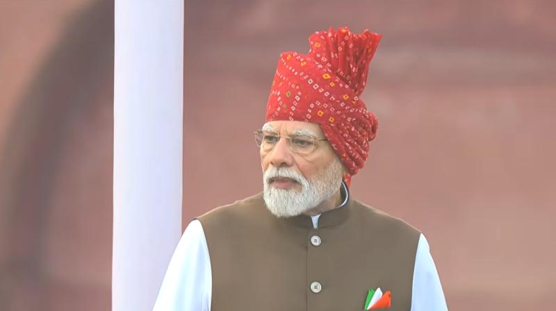स्वतंत्रता दिवस: पीएम मोदी ने लाल किले से लगातार 13वीं बार देश को स्वतंत्रता दिवस: पीएम मोदी ने लाल किले से लगातार 13वीं बार देश को