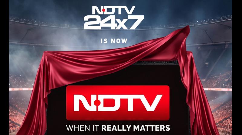 एनडीटीवी 24x7 अब बना एनडीटीवी, नई ब्रांड पहचान के साथ पेश एनडीटीवी 24x7 अब बना एनडीटीवी, नई ब्रांड पहचान के साथ पेश