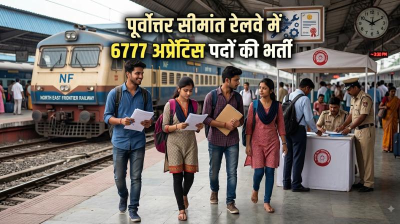 पूर्वोत्तर सीमांत रेलवे में 6777 अप्रेंटिस पदों पर 10वीं-12वीं पास युवा 19 अगस्त तक करें आवेदन पूर्वोत्तर सीमांत रेलवे में 6777 अप्रेंटिस पदों पर 10वीं-12वीं पास युवा 19 अगस्त तक करें आवेदन