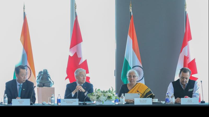 भारत और कनाडा आर्थिक पूरकताओं के आधार पर मजबूत वित्तीय साझेदारी का निर्माण कर सकते हैं: वित्त मंत्री सीतारमण भारत और कनाडा आर्थिक पूरकताओं के आधार पर मजबूत वित्तीय साझेदारी का निर्माण कर सकते हैं: वित्त मंत्री सीतारमण
