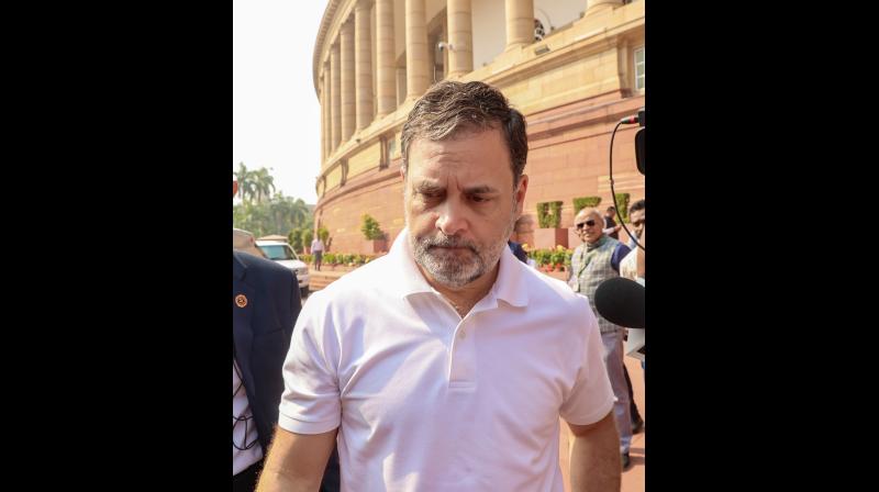राहुल गांधी अपने खिलाफ विशेषाधिकार हनन प्रस्ताव के सवाल को लेकर राहुल गांधी अपने खिलाफ विशेषाधिकार हनन प्रस्ताव के सवाल को लेकर
