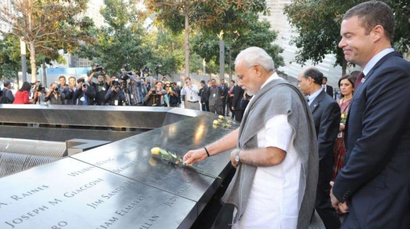 9/11 हमले की 25वीं बरसी पर पीएम मोदी ने दी श्रद्धांजलि, आतंकवाद पर 9/11 हमले की 25वीं बरसी पर पीएम मोदी ने दी श्रद्धांजलि, आतंकवाद पर