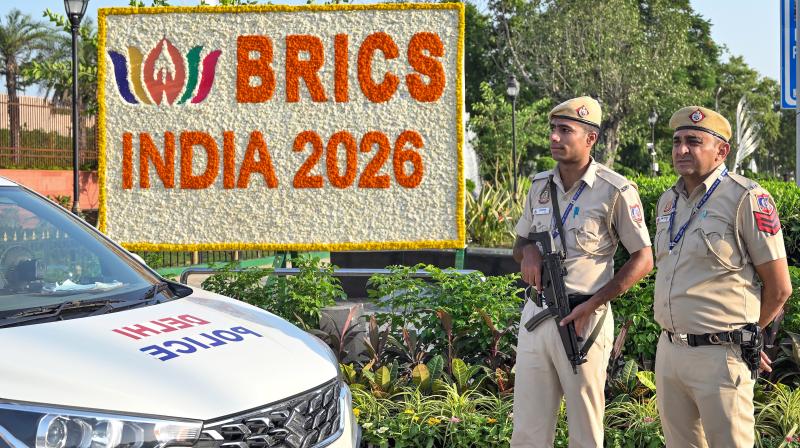 ब्रिक्स सम्मेलन के लिए दिल्ली में चाक-चौबंद सुरक्षा, 700 से अधिक ब्रिक्स सम्मेलन के लिए दिल्ली में चाक-चौबंद सुरक्षा, 700 से अधिक