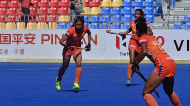 एएचएफ जूनियर विमेंस एशिया कप: भारत ने शान से बनाई फाइनल में जगह, एएचएफ जूनियर विमेंस एशिया कप: भारत ने शान से बनाई फाइनल में जगह,