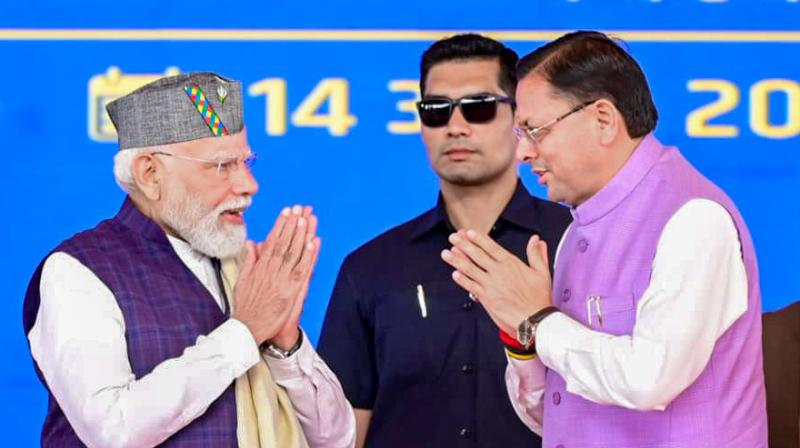 पीएम मोदी ने सीएम धामी को जन्मदिन की अग्रिम बधाई दी, कहा- आपके अनुभव पीएम मोदी ने सीएम धामी को जन्मदिन की अग्रिम बधाई दी, कहा- आपके अनुभव
