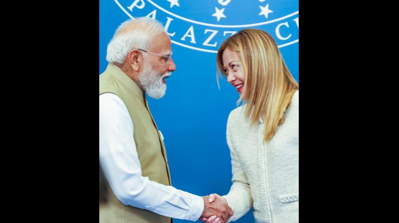 मेलोनी ने 'मित्र' प्रधानमंत्री मोदी को दी जन्मदिन की शुभकामनाएं मेलोनी ने 'मित्र' प्रधानमंत्री मोदी को दी जन्मदिन की शुभकामनाएं