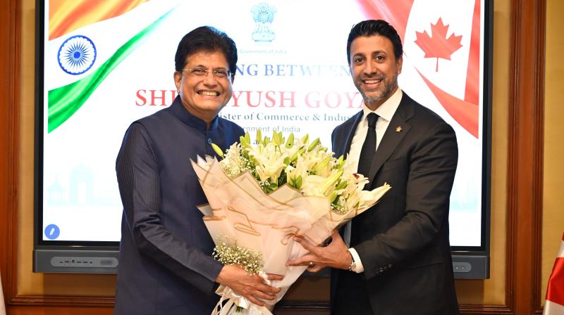 पीयूष गोयल ने व्यापार समझौते को अंतिम रूप देने के लिए कनाडा के मंत्री पीयूष गोयल ने व्यापार समझौते को अंतिम रूप देने के लिए कनाडा के मंत्री
