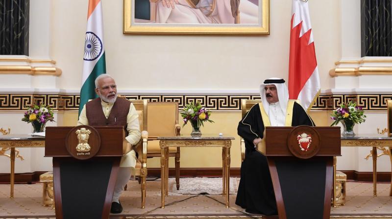 प्रधानमंत्री मोदी ने बहरीन के किंग से पश्चिम एशिया संघर्ष पर की चर्चा प्रधानमंत्री मोदी ने बहरीन के किंग से पश्चिम एशिया संघर्ष पर की चर्चा