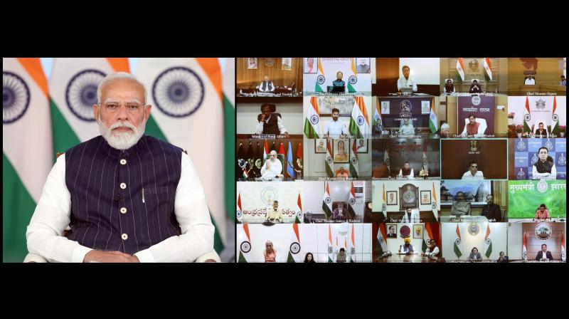 'पश्चिम एशिया संकट का 'टीम इंडिया' बनकर करें मुकाबला', पीएम मोदी ने मुख्यमंत्रियों के साथ बैठक में दिया मंत्र 'पश्चिम एशिया संकट का 'टीम इंडिया' बनकर करें मुकाबला', पीएम मोदी ने मुख्यमंत्रियों के साथ बैठक में दिया मंत्र