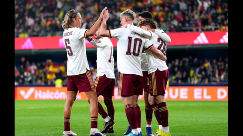 स्पेन ने सर्बिया को 3-0 से हराया, ओयार्जाबेल ने दागे 2 गोल स्पेन ने सर्बिया को 3-0 से हराया, ओयार्जाबेल ने दागे 2 गोल