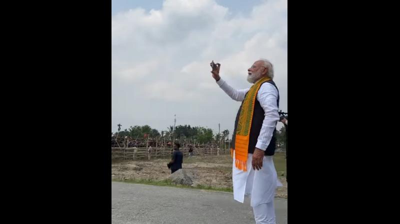 पीएम मोदी ने शेयर किया वीडियो, बोले- 'बंगाल का मिजाज देखने सिलीगुड़ी आइए, लोगों के दिल-दिमाग में भाजपा'