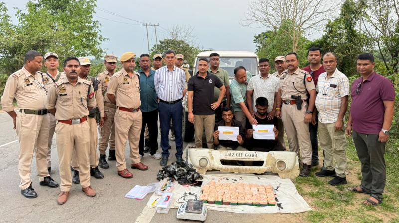 असम: 23 लाख रुपए की हेरोइन जब्त, दो ड्रग तस्कर गिरफ्तार