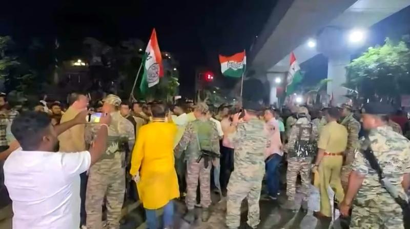 बंगाल चुनाव: बिधाननगर मतगणना केंद्र के बाहर तृणमूल और भाजपा कार्यकर्ताओं में झड़प