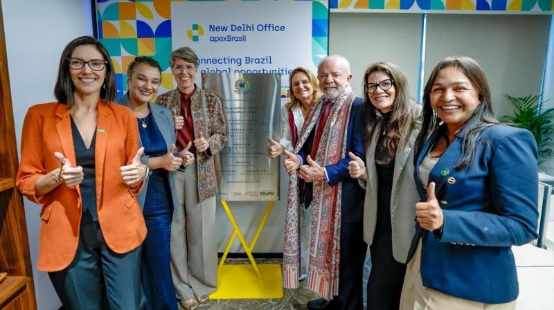 लूला दा सिल्वा ने दिल्ली में ब्राजील का पहला ट्रेड ऑफिस किया उद्घाटन लूला दा सिल्वा ने दिल्ली में ब्राजील का पहला ट्रेड ऑफिस किया उद्घाटन