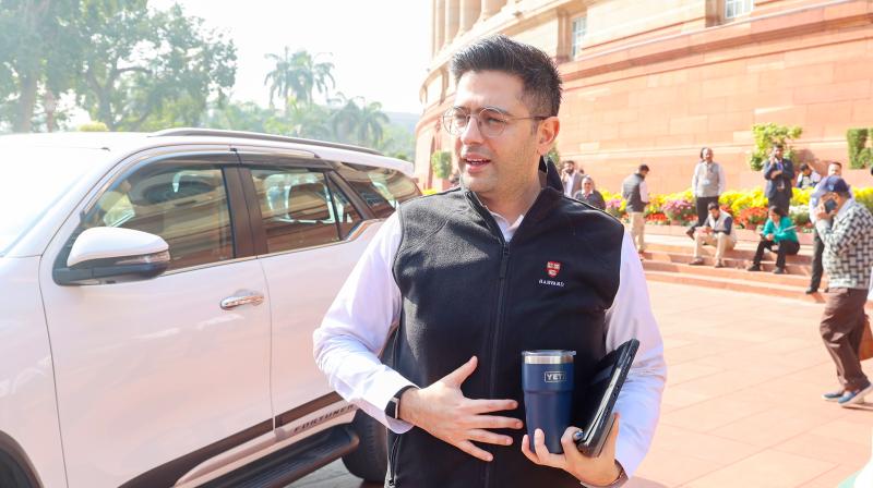 आप ने पंजाब के खजाने को ‘कंगला’ बना दिया: राघव चड्ढा आप ने पंजाब के खजाने को ‘कंगला’ बना दिया: राघव चड्ढा