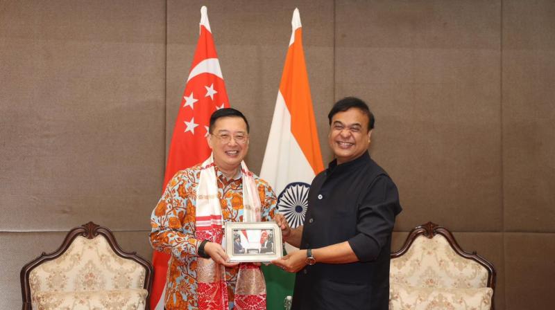 सिंगापुर ने असम में जीत के लिए हिमंता बिस्वा सरमा को दी बधाई, राज्य के विकास के लिए दोहराया समर्थन सिंगापुर ने असम में जीत के लिए हिमंता बिस्वा सरमा को दी बधाई, राज्य के विकास के लिए दोहराया समर्थन