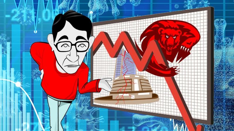 पिछले चार सत्रों में सेंसेक्स 3,000 अंक टूटा, निवेशकों के 13 लाख पिछले चार सत्रों में सेंसेक्स 3,000 अंक टूटा, निवेशकों के 13 लाख