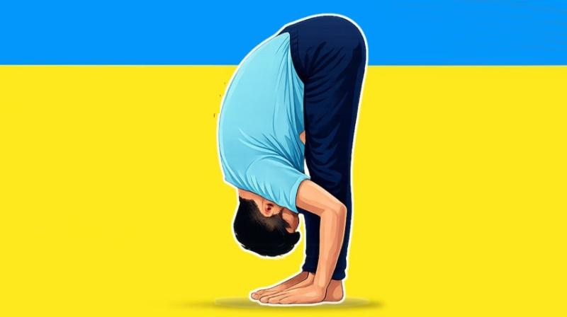 दिन भर थकान-तनाव, अकड़न और खराब पाचन? पादहस्तासन के पास है समाधान दिन भर थकान-तनाव, अकड़न और खराब पाचन? पादहस्तासन के पास है समाधान