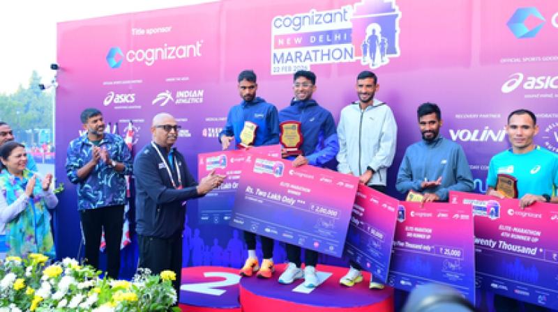 नई दिल्ली मैराथन: कार्तिक करकेरा ने जीता खिताब, 3 टॉप पुरुषों ने एशियन गेम्स के लिए क्वालीफाई किया नई दिल्ली मैराथन: कार्तिक करकेरा ने जीता खिताब, 3 टॉप पुरुषों ने एशियन गेम्स के लिए क्वालीफाई किया