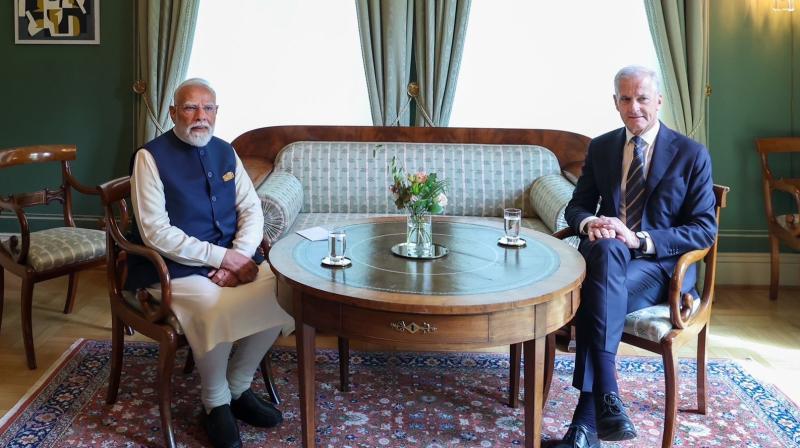 प्रधानमंत्री मोदी और नॉर्वे के पीएम की सार्थक बातचीत, ग्रीन प्रधानमंत्री मोदी और नॉर्वे के पीएम की सार्थक बातचीत, ग्रीन