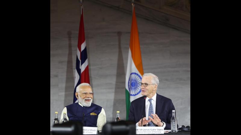 प्रधानमंत्री नरेंद्र मोदी की यात्रा और ग्रीन स्ट्रैटेजिक पार्टनरशिप से मजबूत होंगे भारत-नॉर्वे के संबंध: नॉर्वे पीएम प्रधानमंत्री नरेंद्र मोदी की यात्रा और ग्रीन स्ट्रैटेजिक पार्टनरशिप से मजबूत होंगे भारत-नॉर्वे के संबंध: नॉर्वे पीएम