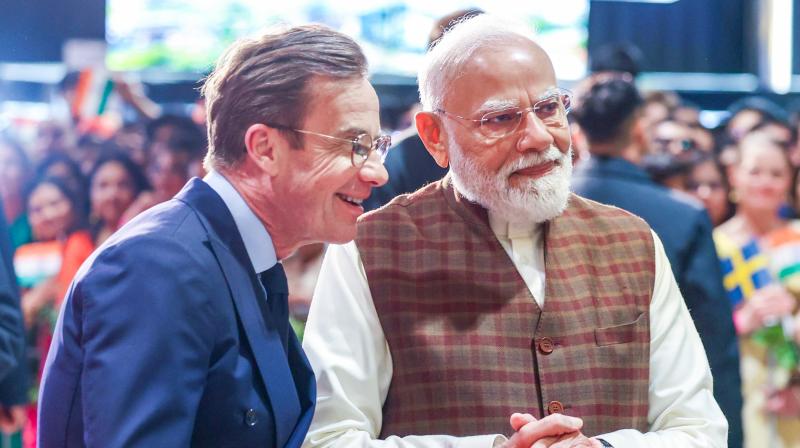 पीएम मोदी ने स्वीडिश समकक्ष का संयुक्त ओप-एड, झलका 'भारत-स्वीडन का पीएम मोदी ने स्वीडिश समकक्ष का संयुक्त ओप-एड, झलका 'भारत-स्वीडन का