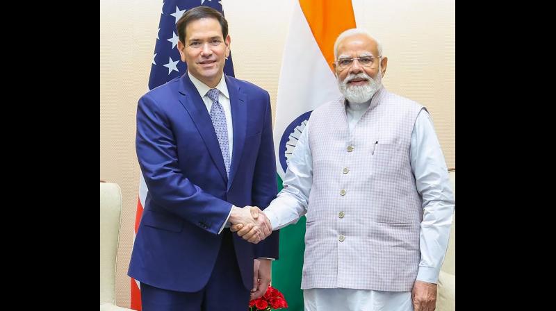 भारत-अमेरिका मिलकर वैश्विक भलाई के लिए काम करते रहेंगे, मार्को रुबियो से मुलाकात के बाद पीएम मोदी का संदेश भारत-अमेरिका मिलकर वैश्विक भलाई के लिए काम करते रहेंगे, मार्को रुबियो से मुलाकात के बाद पीएम मोदी का संदेश