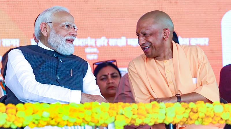 प्रधानमंत्री के तौर पर 12 वर्ष पूरे: सीएम योगी ने पीएम मोदी को दी बधाई, कहा- 'नए भारत' की नींव रखी प्रधानमंत्री के तौर पर 12 वर्ष पूरे: सीएम योगी ने पीएम मोदी को दी बधाई, कहा- 'नए भारत' की नींव रखी