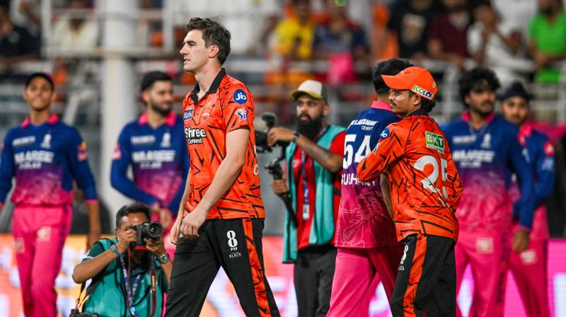 आईपीएल से हैदराबाद के बाहर होने के बाद पैट कमिंस ने माना, गलत समय पर विकेट गिरने से बिगड़ा मैच आईपीएल से हैदराबाद के बाहर होने के बाद पैट कमिंस ने माना, गलत समय पर विकेट गिरने से बिगड़ा मैच