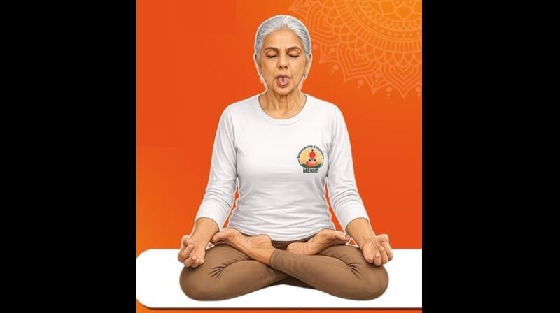 बुढ़ापे में स्वस्थ रहने के लिए योग : तन-मन की गर्मी पर शीतली प्राणायाम से लगाएं ब्रेक
