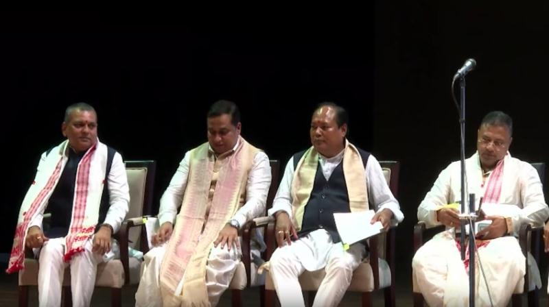 असम कैबिनेट का विस्तार, 12 विधायकों ने ली मंत्री पद की शपथ