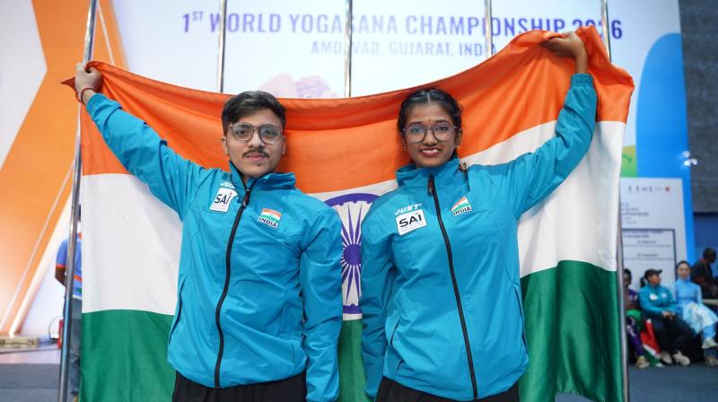 विश्व योगासन चैंपियनशिप: पांच स्वर्ण पदक के साथ भारत की शानदार शुरुआत
