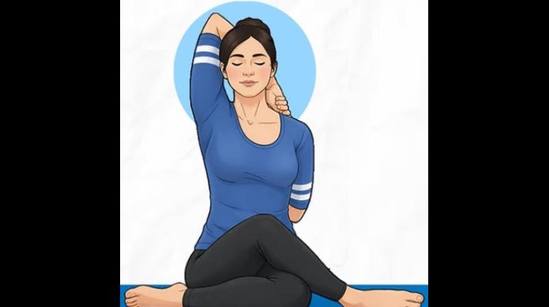 गोमुखासन से दूर करें गर्दन-पीठ का दर्द, सुधारें पोस्चर गोमुखासन से दूर करें गर्दन-पीठ का दर्द, सुधारें पोस्चर