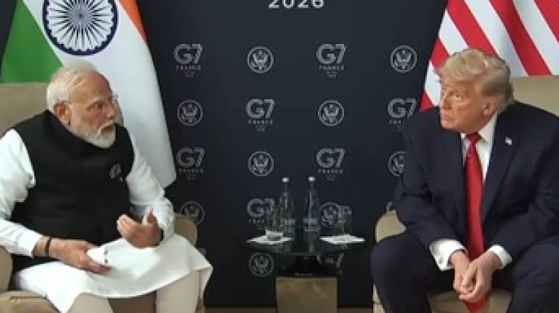 जी-7 सम्मेलन में ट्रंप ने जमकर की पीएम मोदी की तारीफ, बताया- 'दुनिया के सबसे मजबूत वार्ताकार...' जी-7 सम्मेलन में ट्रंप ने जमकर की पीएम मोदी की तारीफ, बताया- 'दुनिया के सबसे मजबूत वार्ताकार...'
