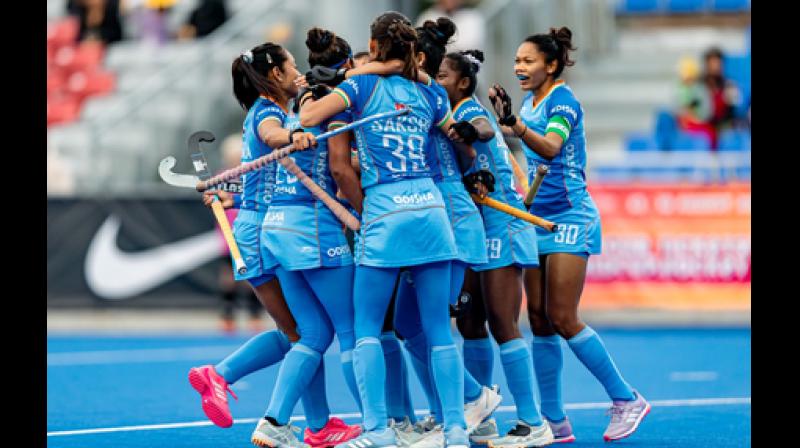 एफआईएच हॉकी विमेंस नेशंस कप: भारतीय टीम ने चिली को हराकर फाइनल में एफआईएच हॉकी विमेंस नेशंस कप: भारतीय टीम ने चिली को हराकर फाइनल में