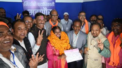 झारखंड के 13 शहरों में भाजपा समर्थित मेयर-अध्यक्ष बने, 11 शहरों में झामुमो का झंडा लहराया, 18 निकायों में स्वतंत्र प्रत्याशियों की जीत