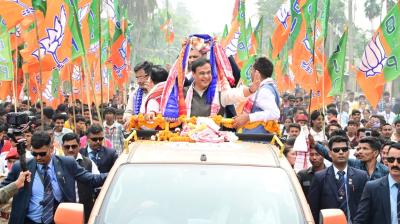 असम भाजपा ने 'जन आशीर्वाद यात्रा' के साथ चुनाव प्रचार की शुरुआत की