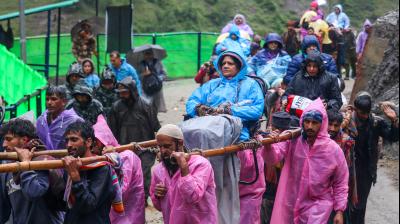 अमरनाथ यात्रा 2026: तीन दिनों में 56,000 से अधिक श्रद्धालुओं ने किए दर्शन, स्वास्थ्य टीमें तैनात