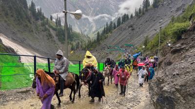 अमरनाथ यात्रा 2026 : अब तक 1.60 लाख से अधिक श्रद्धालुओं ने पवित्र गुफा मंदिर में किए दर्शन