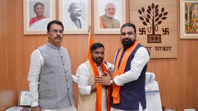 बांकीपुर उपचुनाव: भाजपा प्रत्याशी नीरज सिन्हा ने मुख्यमंत्री सम्राट और डिप्टी सीएम विजय चौधरी से की मुलाकात