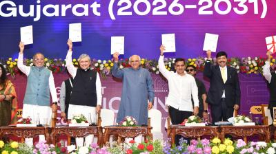 गुजरात ने एसटीआई पॉलिसी 2026-31 लॉन्च की, सेमीकनेक्ट सम्मेलन में सेमीकंडक्टर एक्सपेंशन प्लान पेश