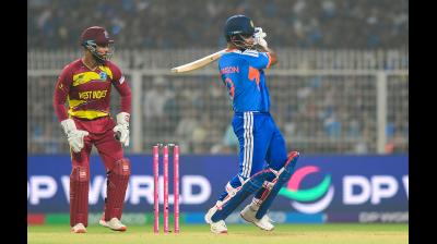 टी20 वर्ल्ड कप: 16 बाउंड्री के साथ सैमसन का तूफान, वेस्टइंडीज को 5 विकेट से हराकर सेमीफाइनल में भारत