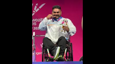 सीडब्ल्यूजी 2026: झंडू कुमार ने दिलाया भारत को पहला मेडल, पैरा पावरलिफ्टिंग में जीता ब्रॉन्ज