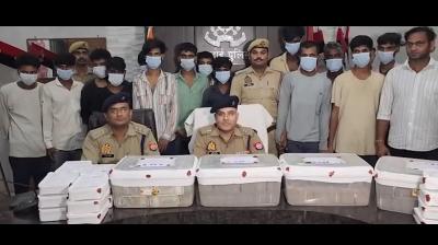 हरदोई में व्यापारी के घर हुई 1.29 करोड़ की चोरी का खुलासा, तीन नौकर समेत 14 आरोपी गिरफ्तार